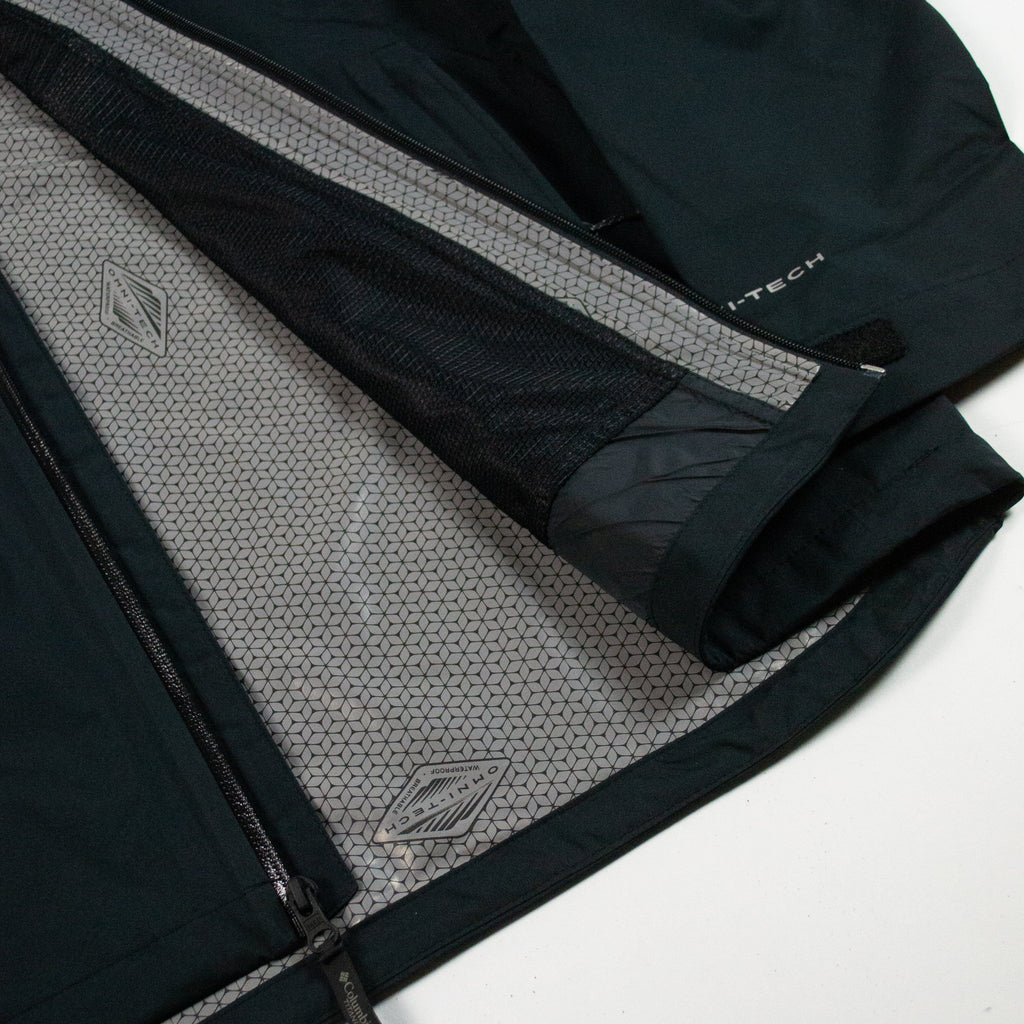 Columbia Ampli-Dry II Shell - Black - Front Close Up