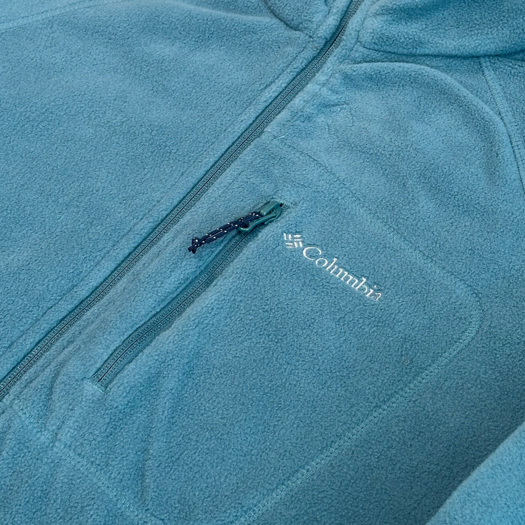 Columbia Fast Trek II Full Zip Fleece - Cloudburst - Front Close Up