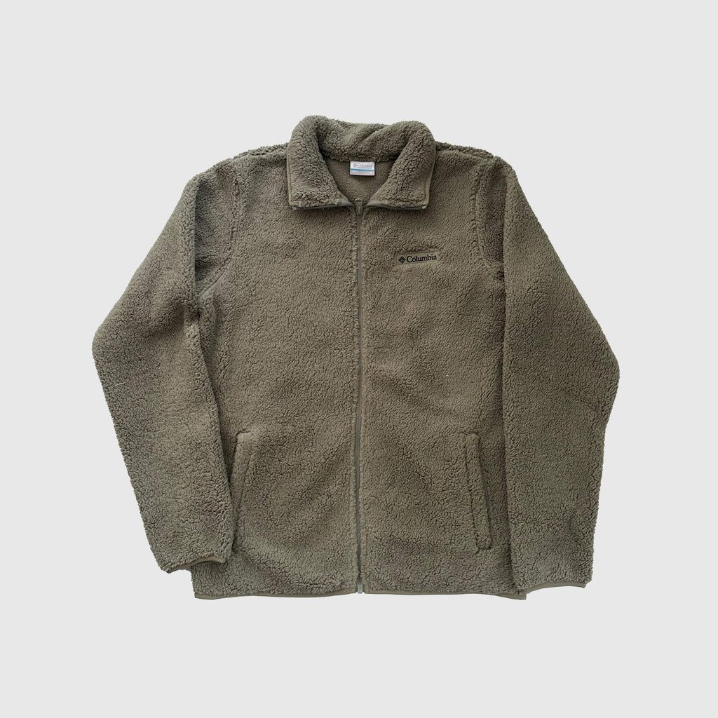 Columbia Rugged Ridge III Sherpa Full Zip - Stone Green - Front