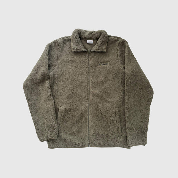 Columbia Rugged Ridge III Sherpa Full Zip - Stone Green - Front