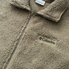 Columbia Rugged Ridge III Sherpa Full Zip - Stone Green - Front Close Up