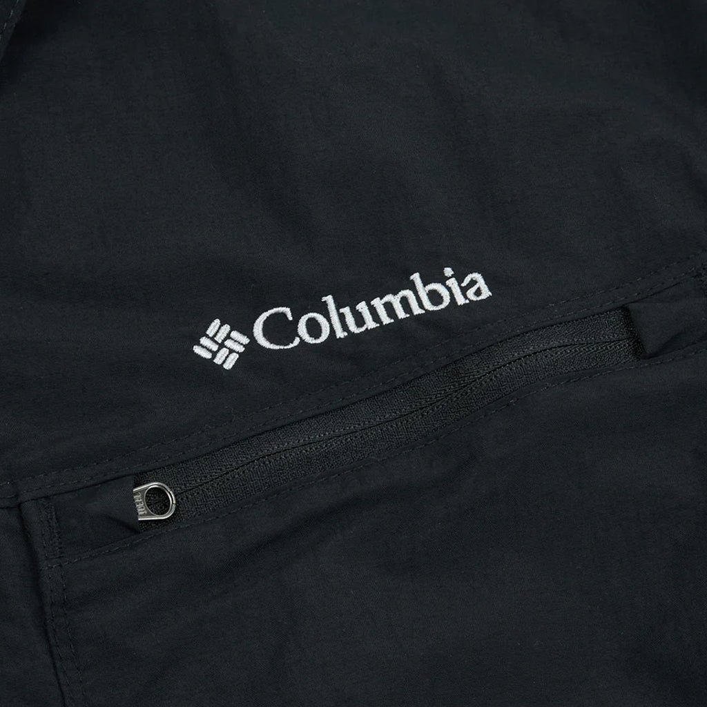 Columbia Mountaindale SS Shirt - Black - Front Close Up