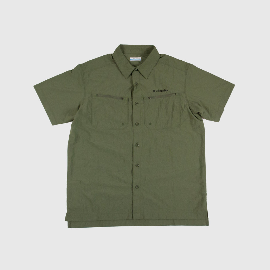 Columbia Mountaindale Outdoor Shirt - Stone Green - Front