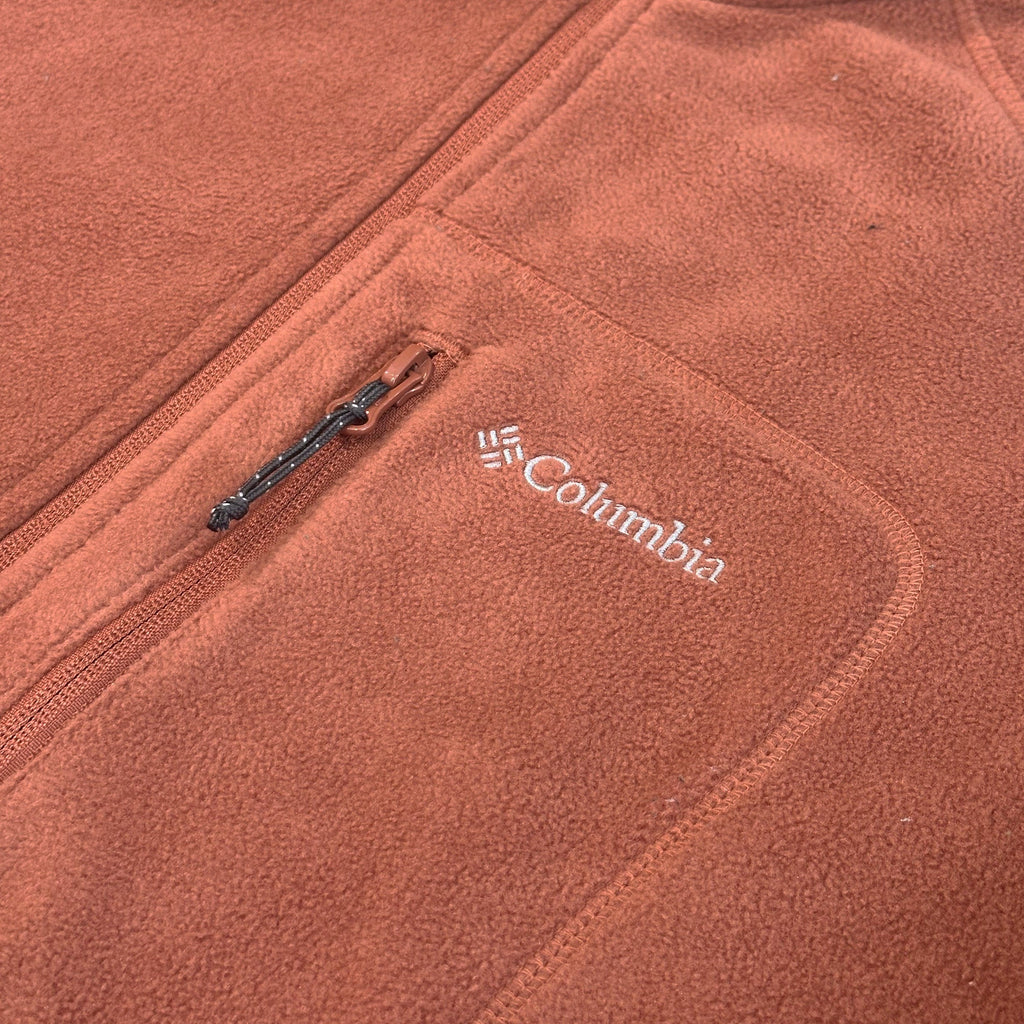 Columbia Fast Trek II Full Zip Fleece - Auburn - Front Close Up