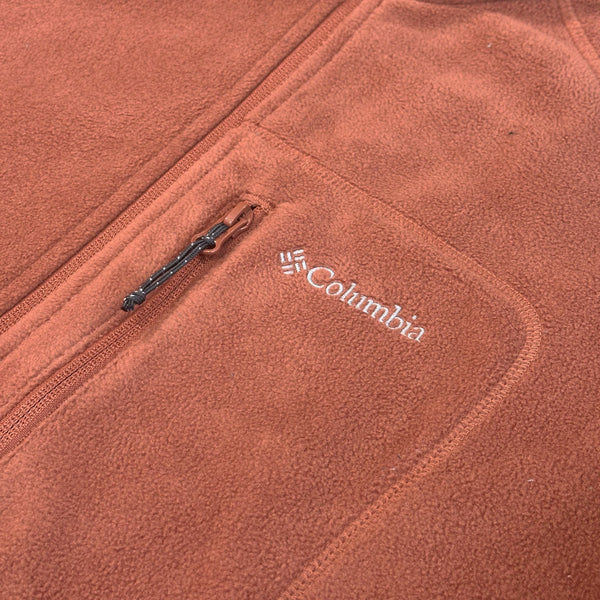 Columbia Fast Trek II Full Zip Fleece - Auburn - Front Close Up