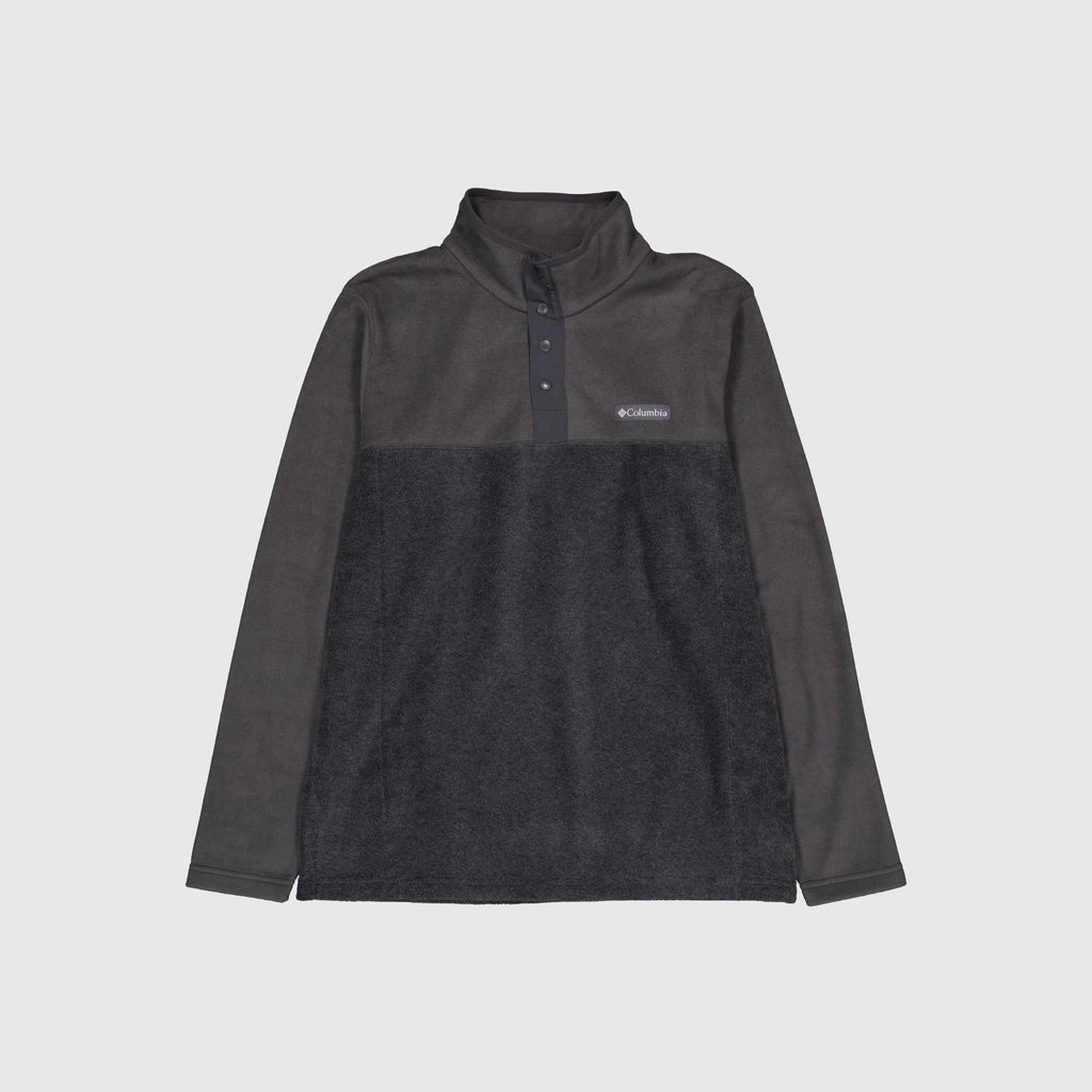 Columbia Steens Mountain Half Snap II - Charcoal Heather / Shark - Front