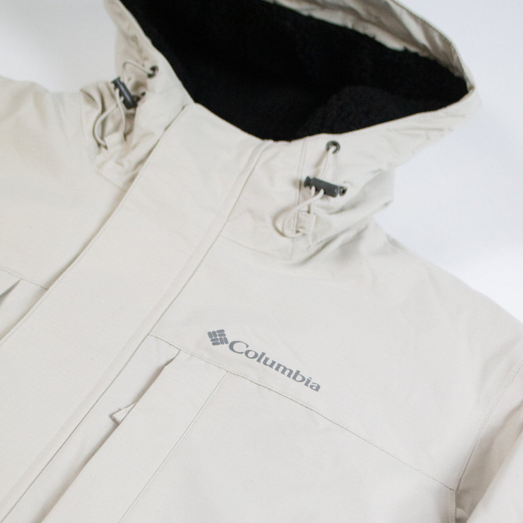 Columbia Landroamer Sherpa Lined Jacket - Dark Stone - Front Close Up