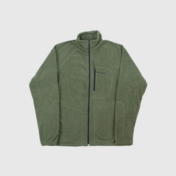 Columbia Fast Trek II Full Zip Fleece - Stone Green - Front