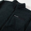 Columbia Rugged Ridge High Pile Full Zip - Black Chest Close Up