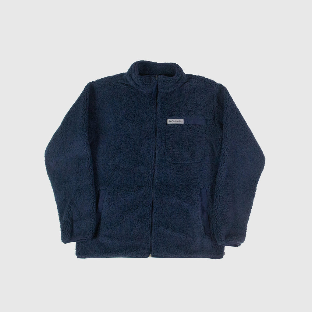 Columbia Rugged Ridge High Pile Full Zip - Collegiate Navy Front
