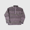 Columbia Helvetia II Printed Half Snap Fleece - Shale Purple KnitKnot - Front
