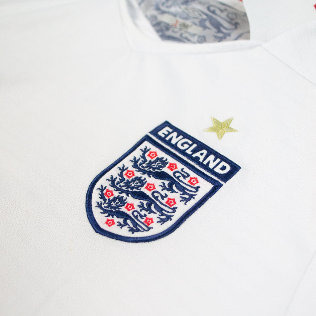 Forum X Cult Kits England 05-07 Home Shirt - White - Front Close Up