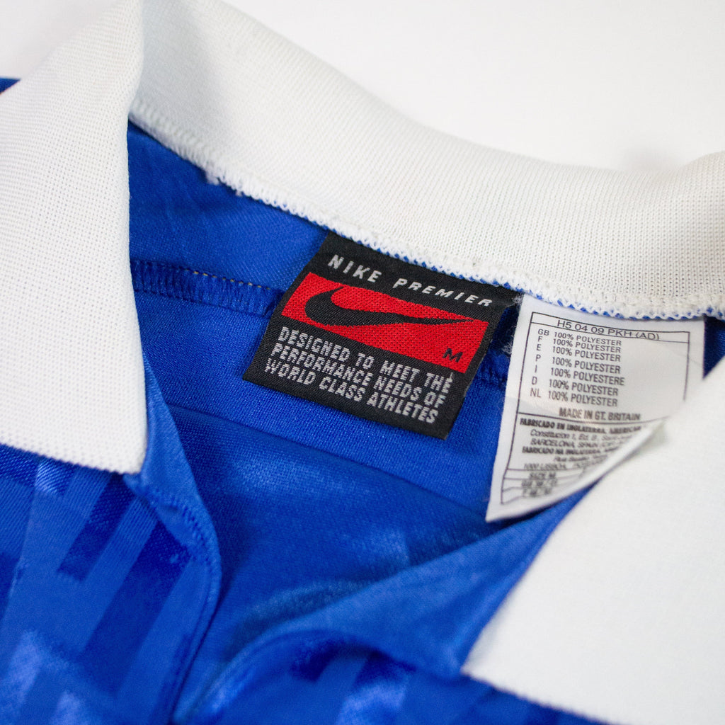 Forum X Cult Kits Italy 94-96 Home Shirt - Blue - Front Close Up