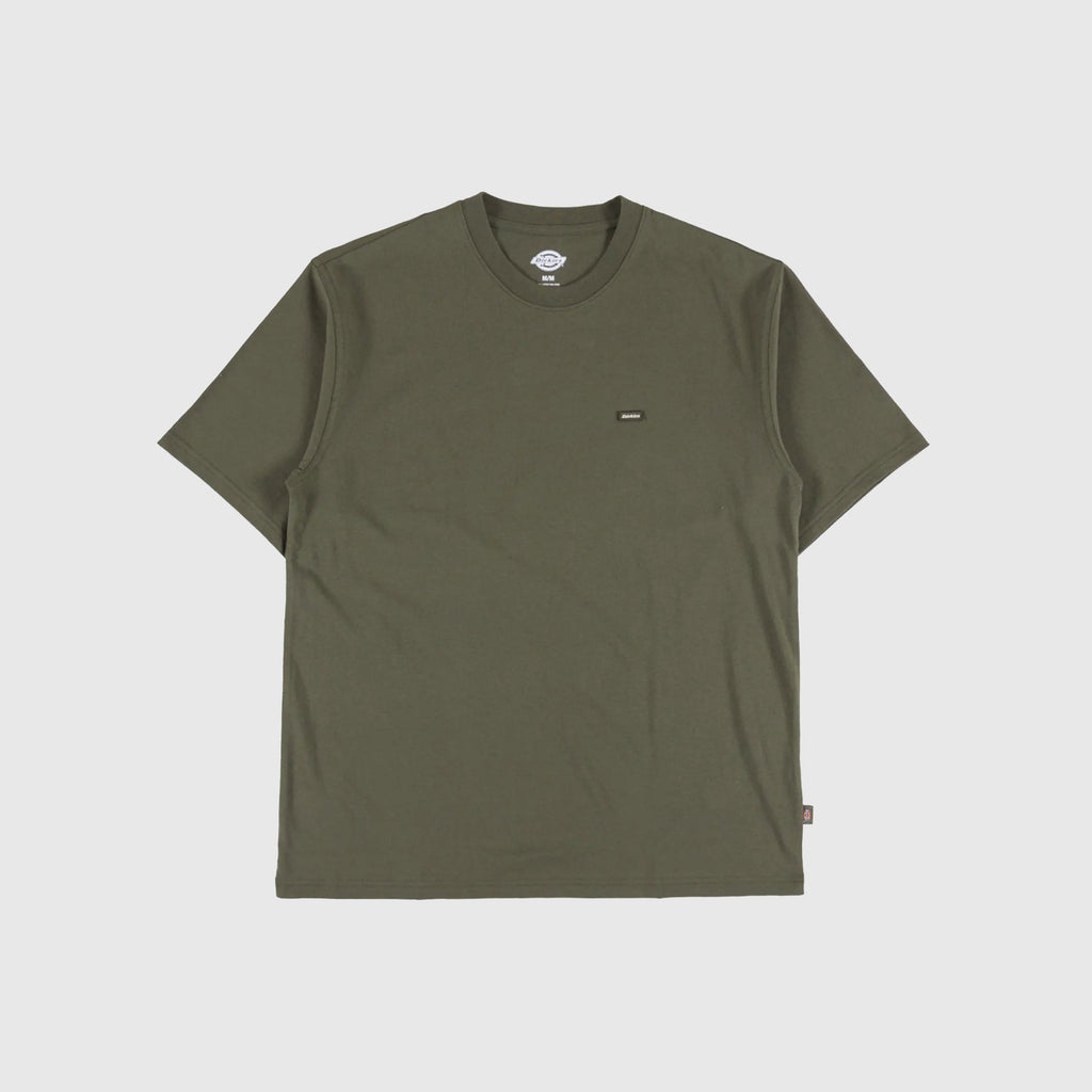 Dickies Clancy Heavyweight SS Tee - Military Green - Front