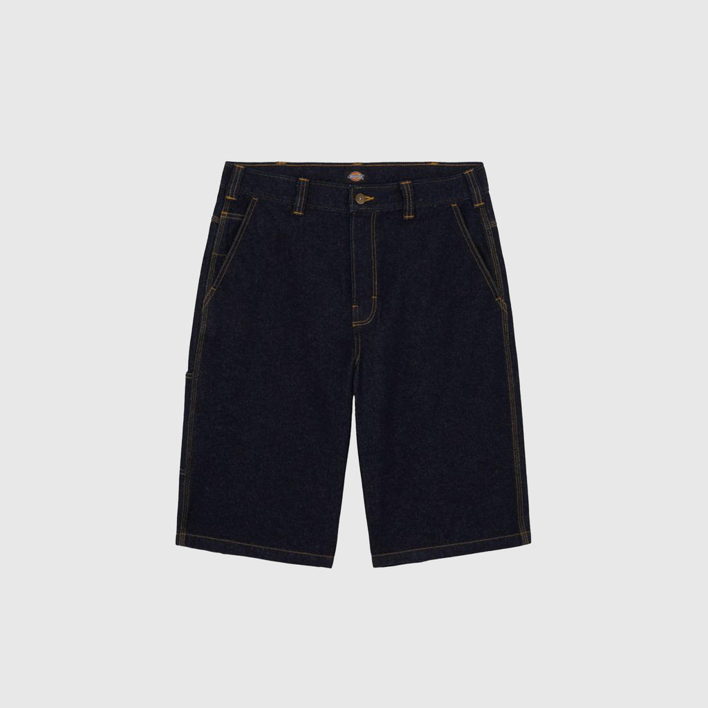 Dickies Madison Denim Short - Rinsed Indigo Blue - Front