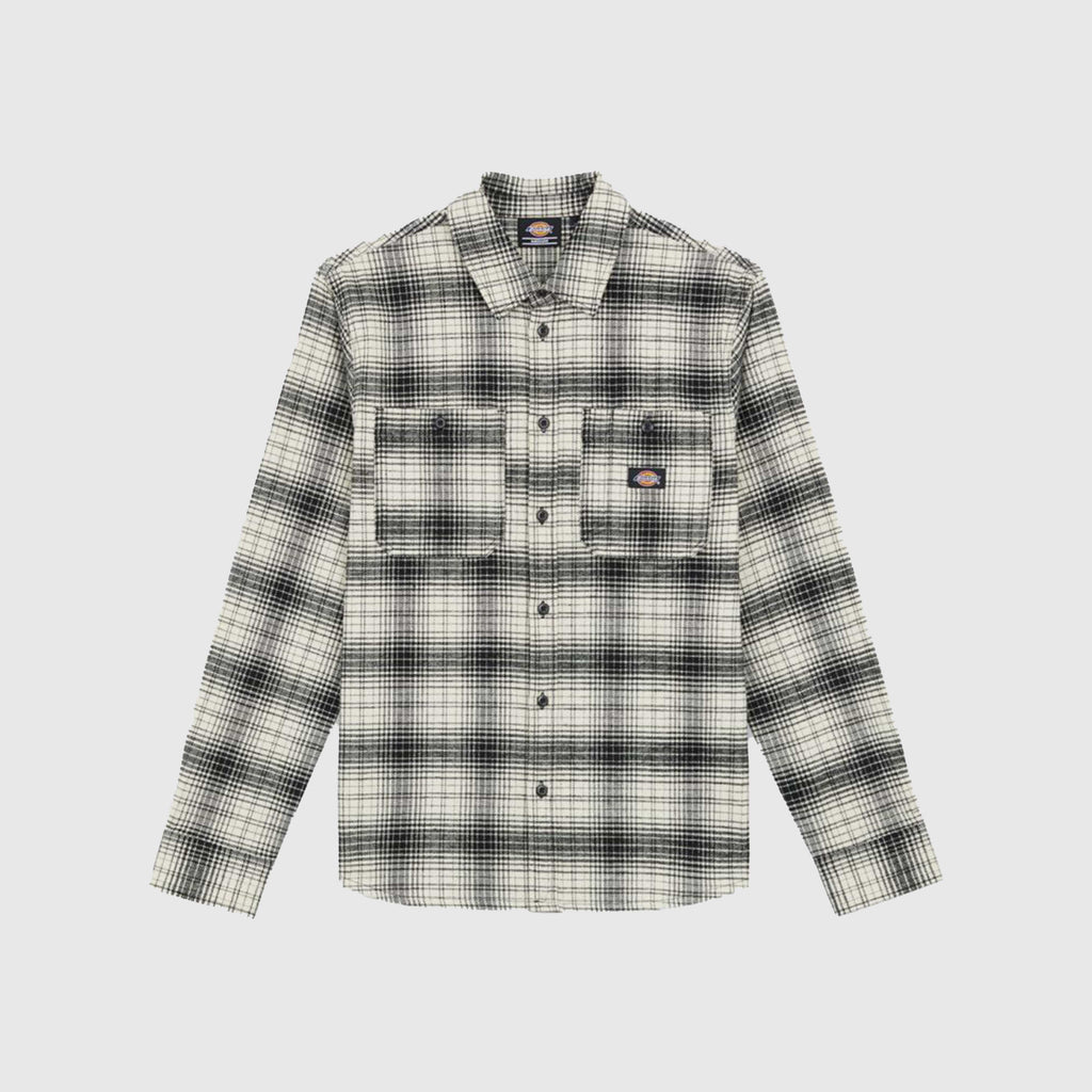 Dickies Evansville LS Shirt - Whitecap Grey - Front