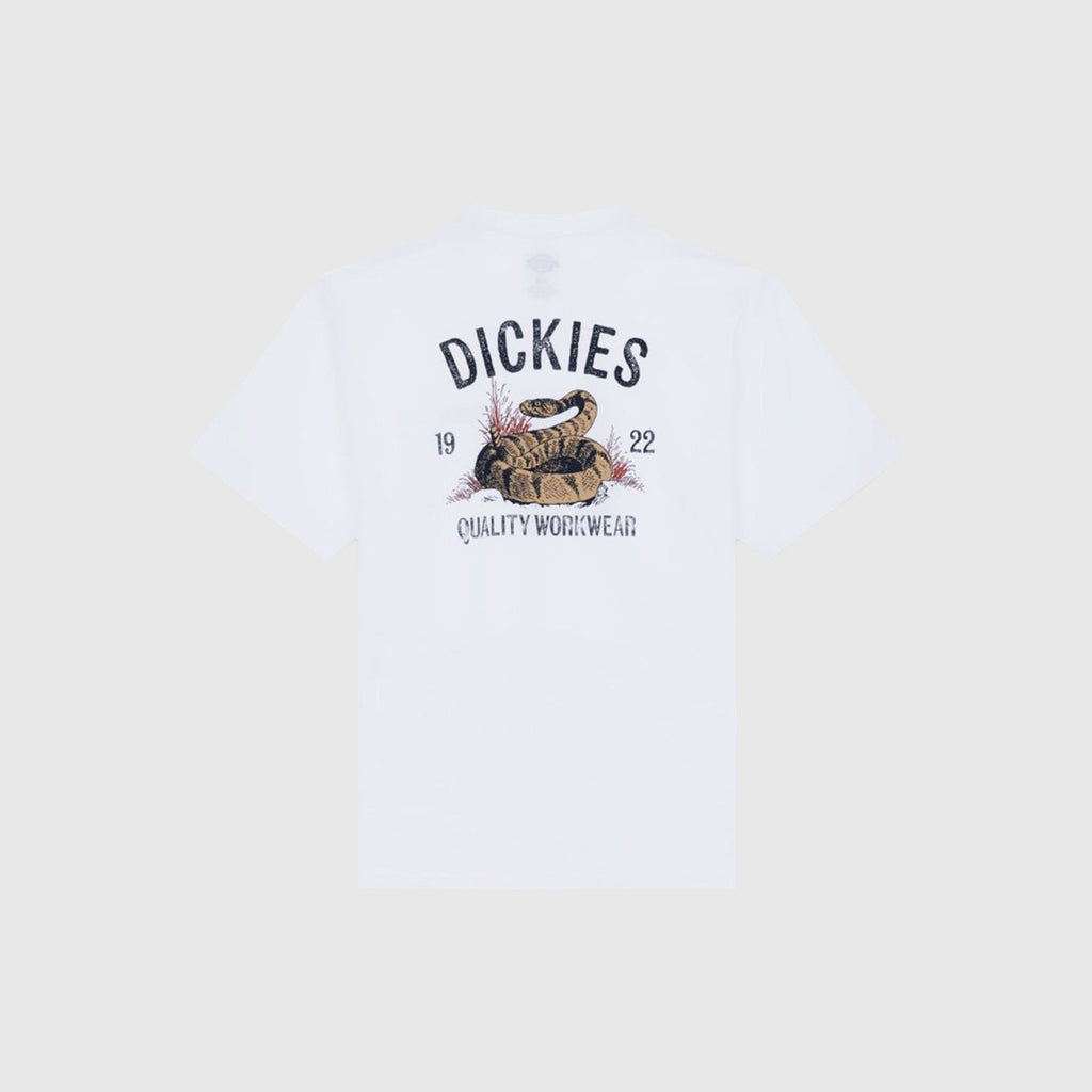 Dickies Snake SS Tee - White - Back