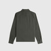 Fred Perry Twill Zip Through Overshirt - Field Green - Back