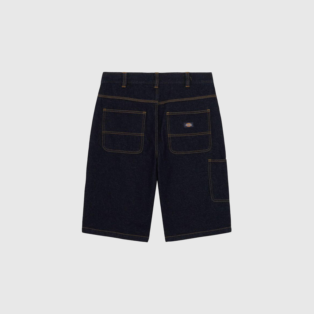 Dickies Madison Denim Short - Rinsed Indigo Blue - Back