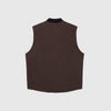 Dickies Duck Canvas Vest - Dark Brown - Back