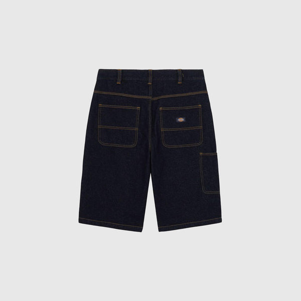 Dickies Madison Denim Short - Rinsed Indigo Blue - Back