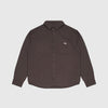 Dickies Duck Canvas LS Shirt - Dark Brown - Front
