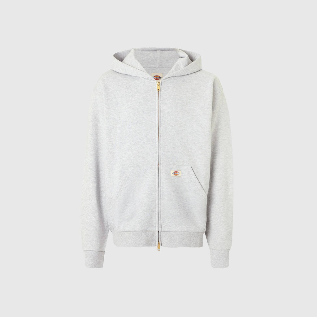 Dickies Fostoria FZ Hoodie - Light Grey - Front