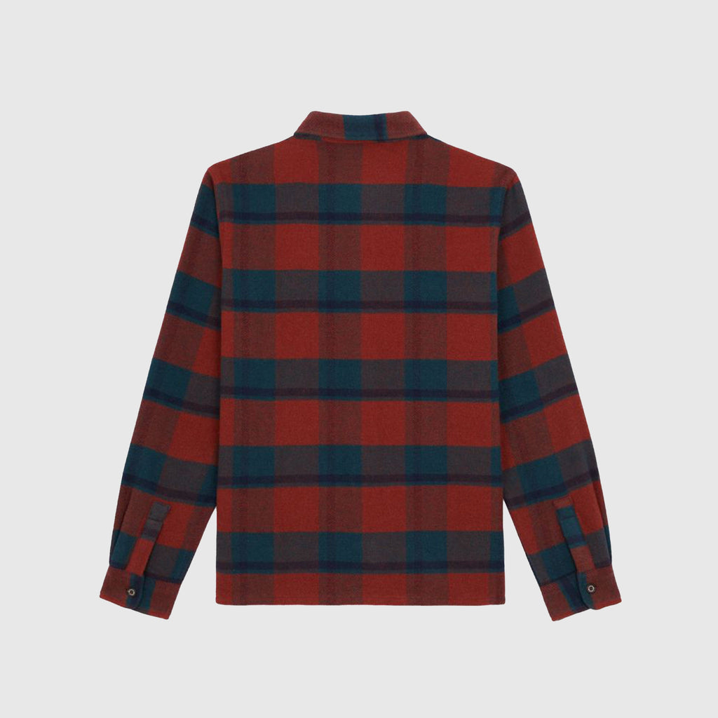 Dickies Plaid Coaling LS Shirt - Coaling Check Dark - Back