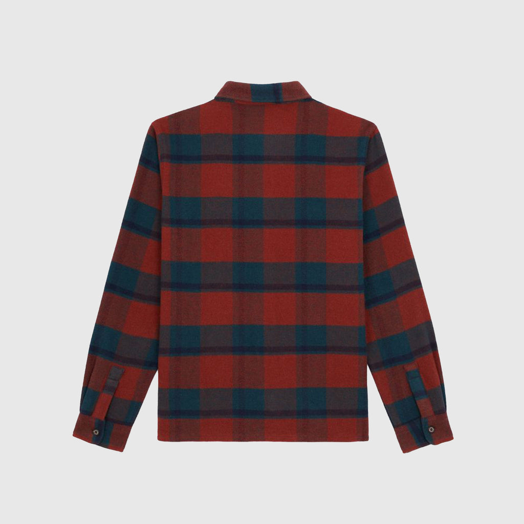 Dickies Plaid Coaling LS Shirt - Coaling Check Dark - Back