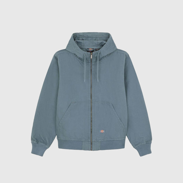 Dickies Duck Canvas Hooded Unlined Jacket - Stormy Weather - Front