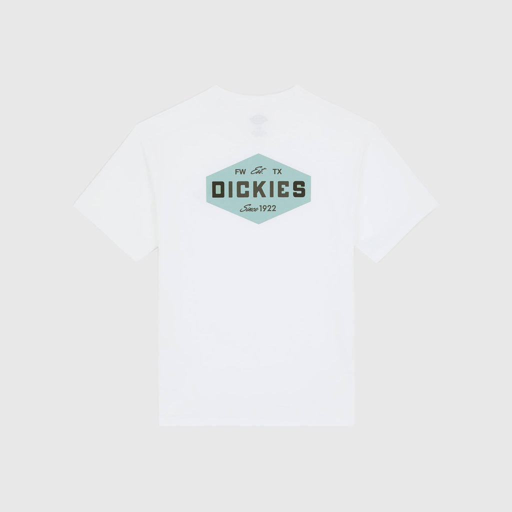 Dickies SS Emblem Tee - White - Back