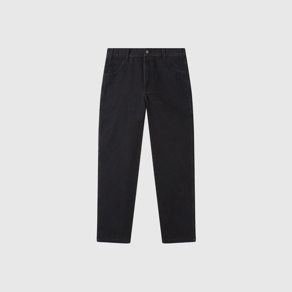 Dickies Canvas Carpenter Lightweight Trousers - Black - Front
