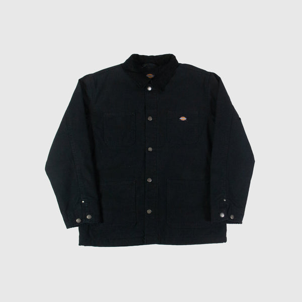 Dickies Chore Jacket Lined Canvas - Black Front