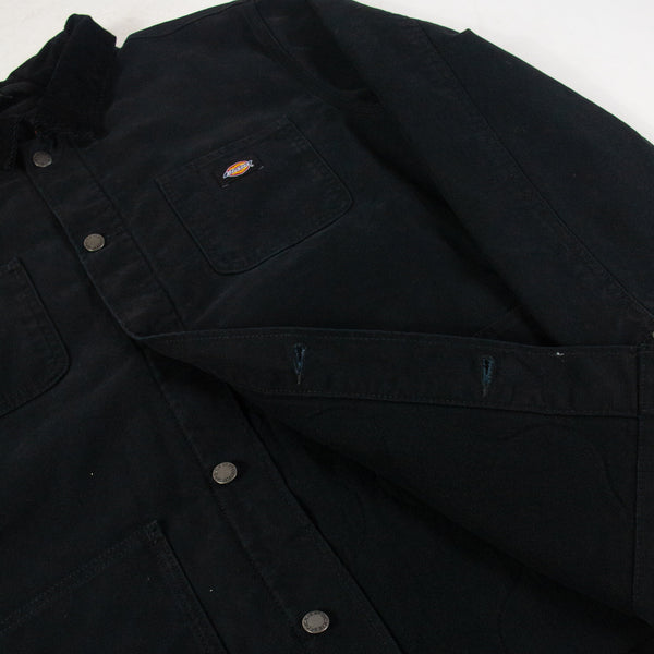 Dickies Chore Jacket Lined Canvas - Black Open