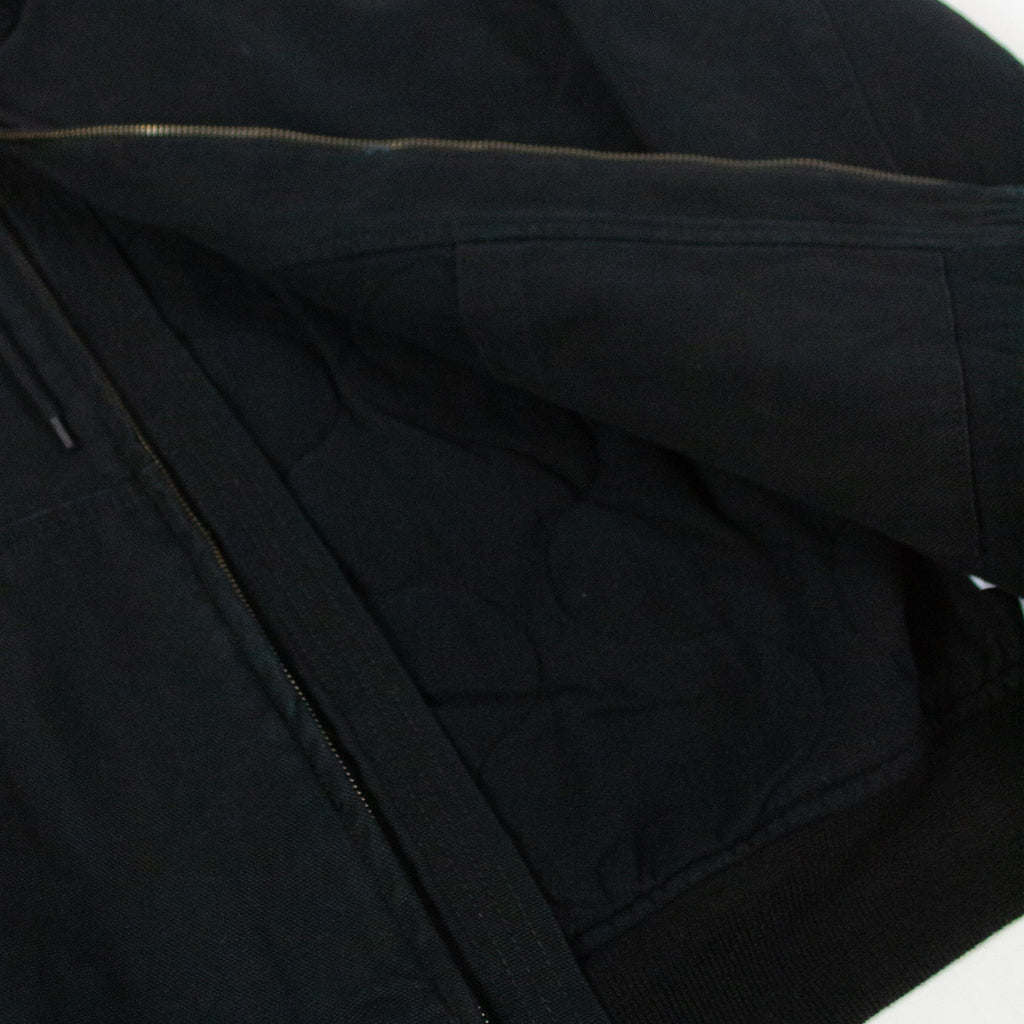 Dickies Hilham Hooded Canvas Jacket - Black Open