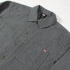 Dickies Lima Pinstripe Shirt - Charcoal Close up
