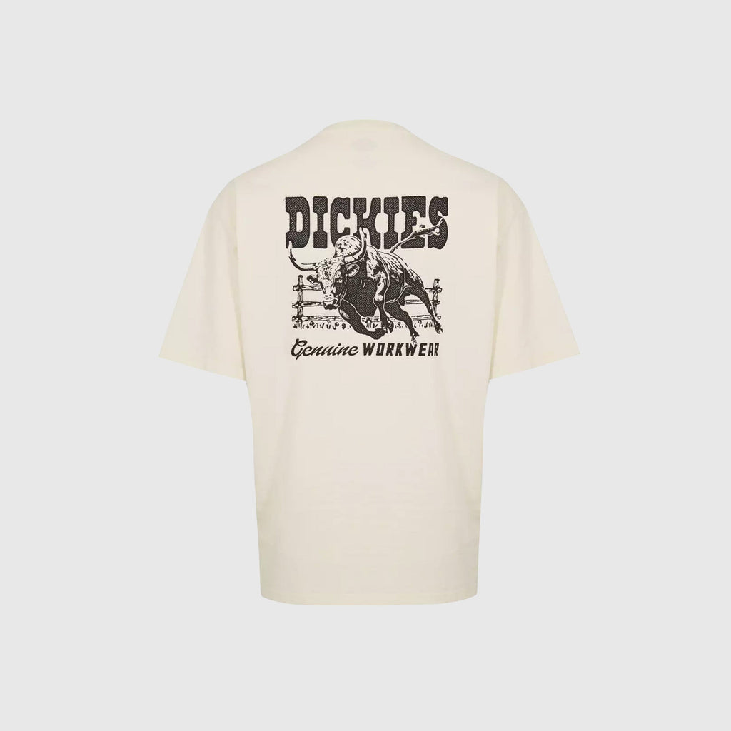 Dickies Buchtell SS Tee - Egret - Back