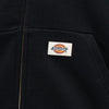 Dickies Fostoria FZ Hoodie - Black - Front Close Up