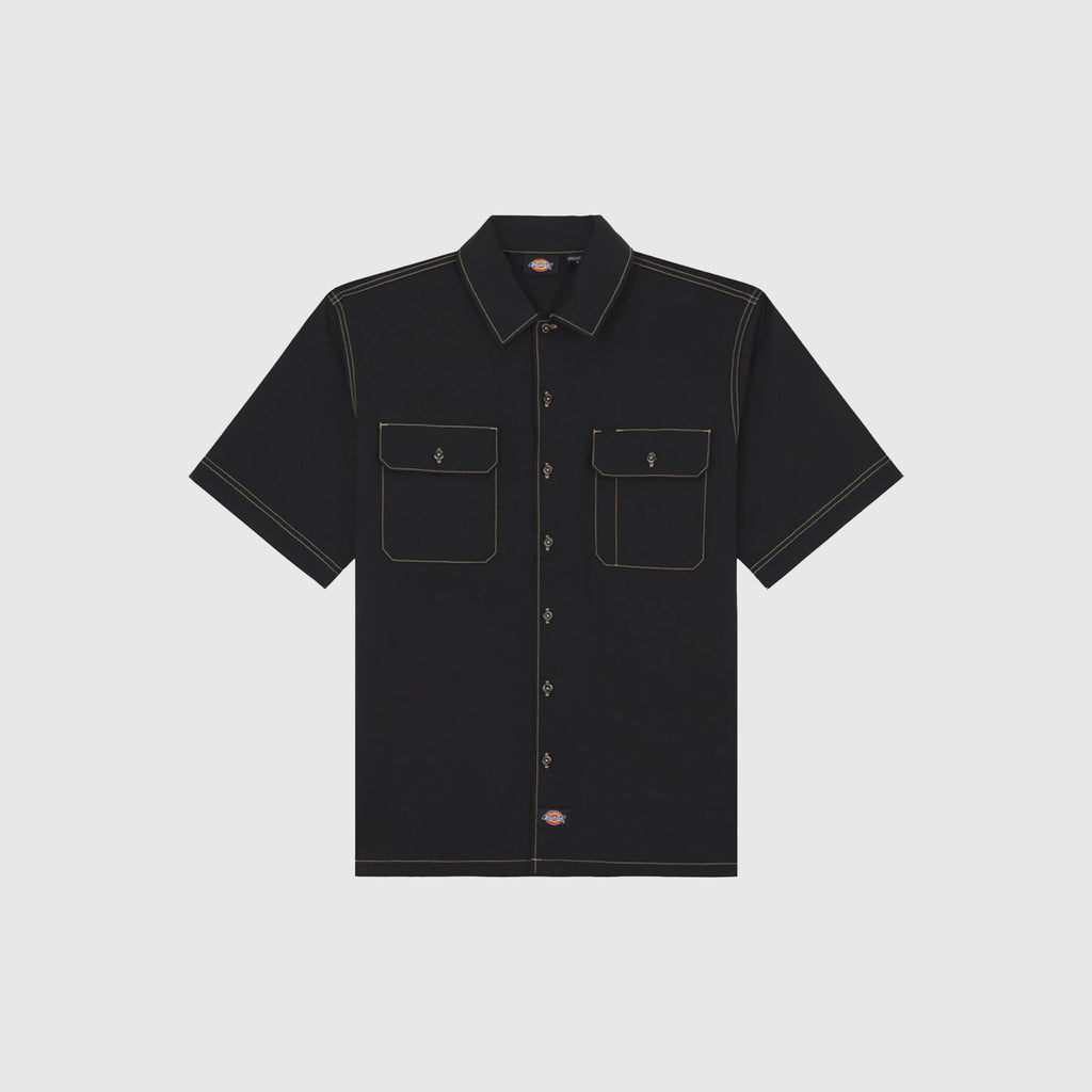 Dickies Riverbend Work Shirt - Black - Front