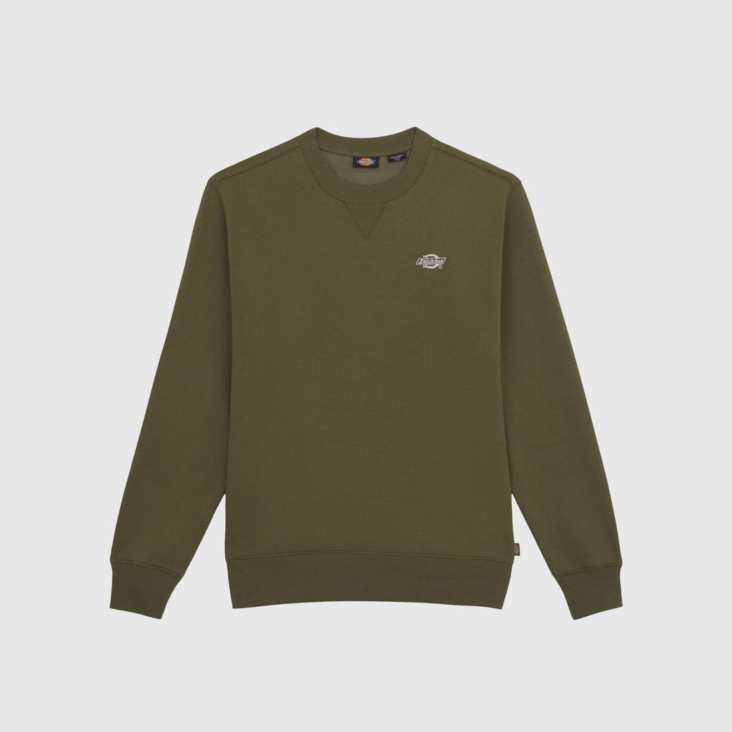 Dickies Summerdale Sweatshirt - Military Green - Front