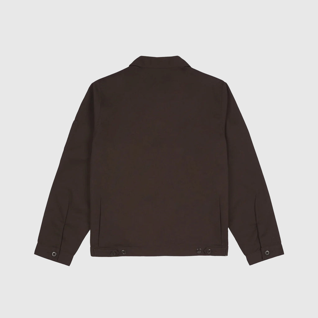 Dickies Unlined Eisenhower Jacket - Dark Brown - Back