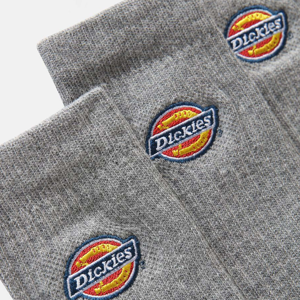 Dickies Valley Grove Sock 3 Pack - Grey Melange