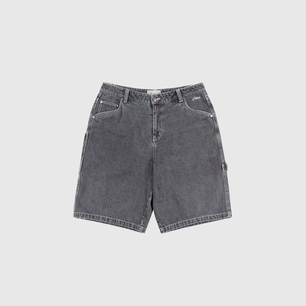Dime Classic Denim Shorts - Faded Black - Front
