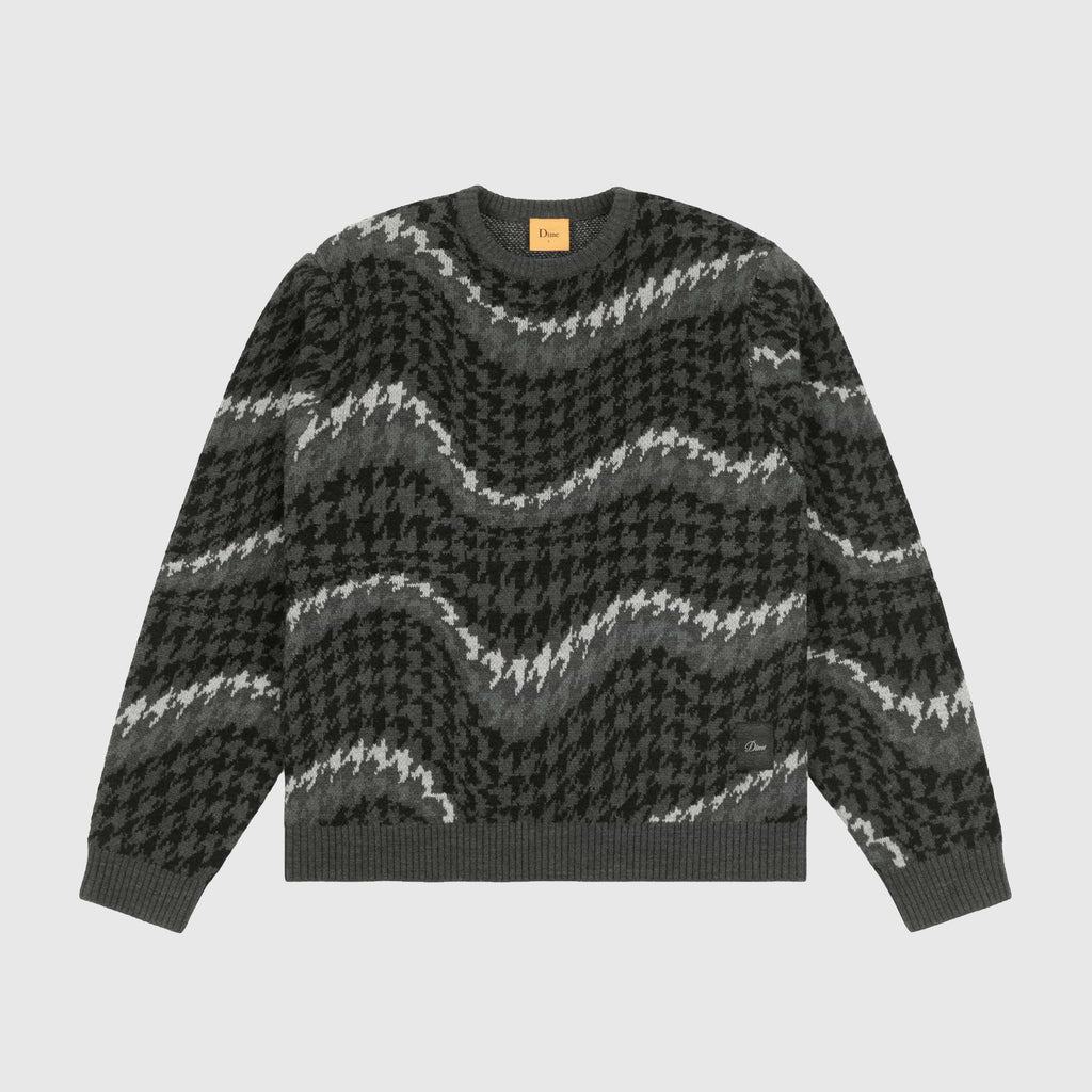 Dime Houndstooth Knit - Coal - Front