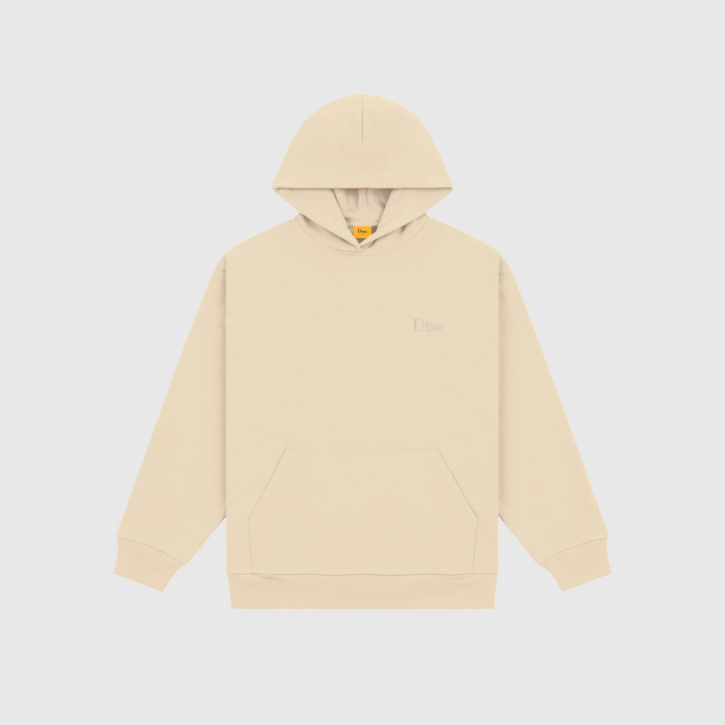 Dime Classic Small Logo Hoodie - Fog - Front