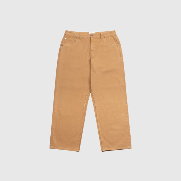 Dime Classic Relaxed Denim Pants - Clay - Front