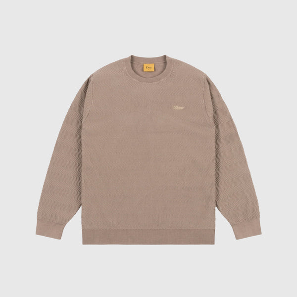 Dime Wave Cable Knit - Tan - Front
