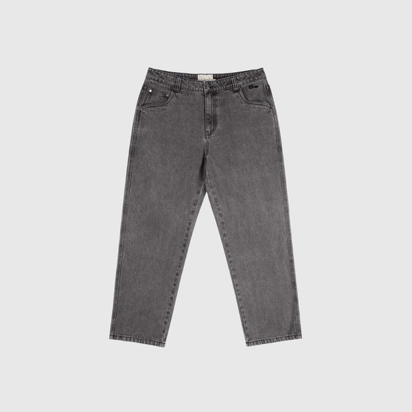 Dime Classic Relaxed Denim Pants - Vintage Black - Front