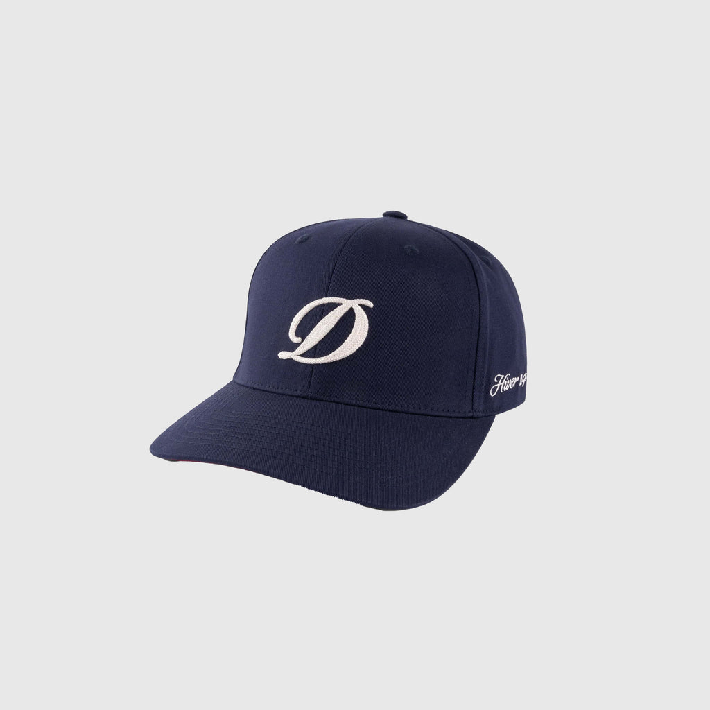 Dime Cursive D Full Fit Cap - Navy