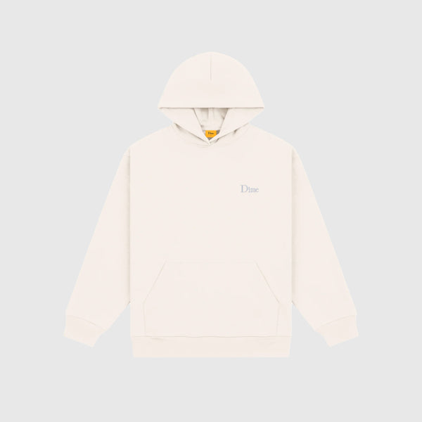Dime Classic Small Logo Hoodie - Natural - Front